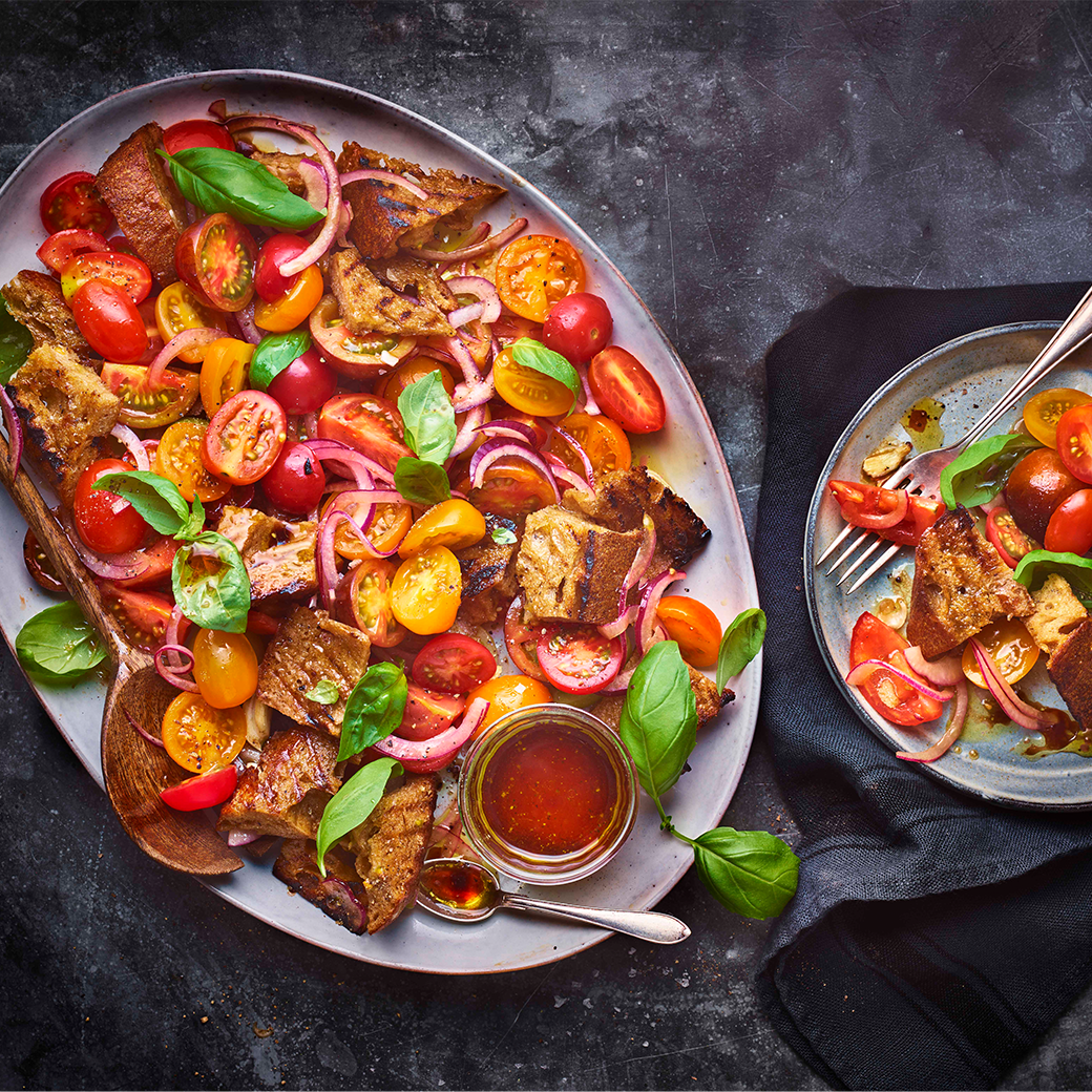 Summer Tomato and Sourdough Salad