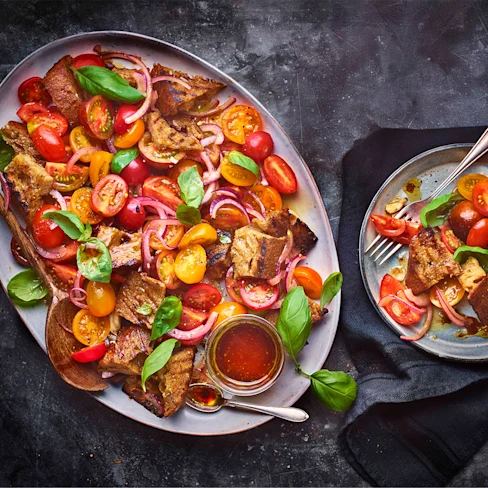 Summer Tomato and Sourdough Salad