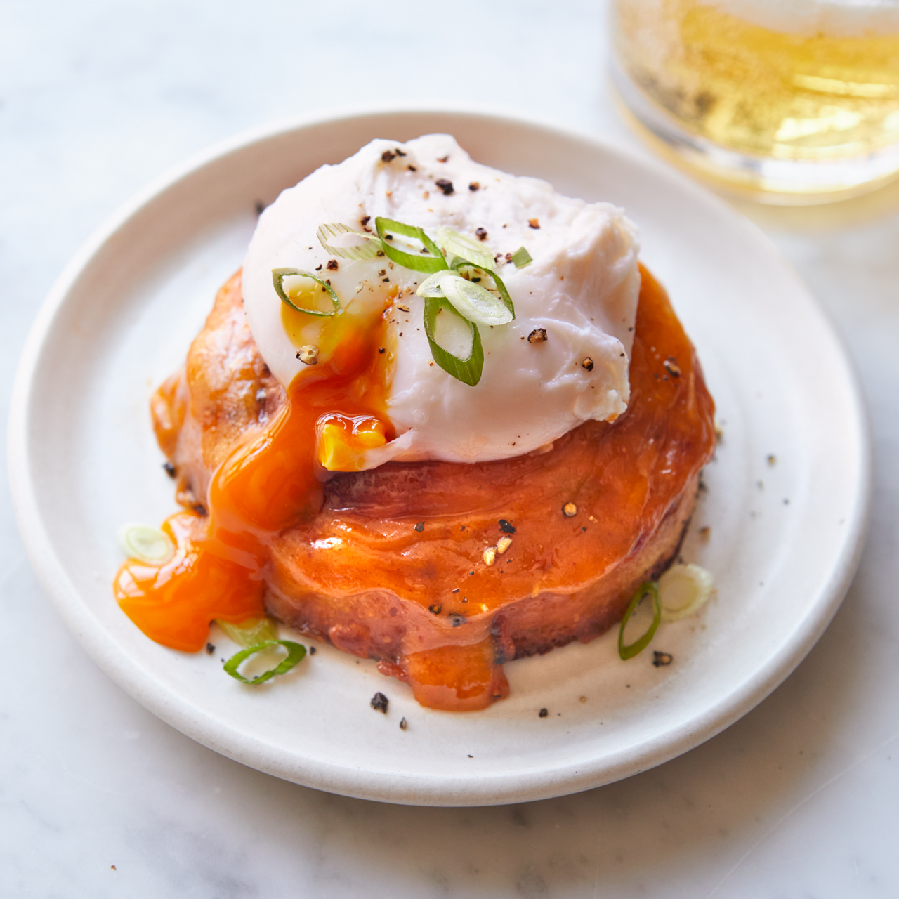 Gochujang Rarebit Crumpets
