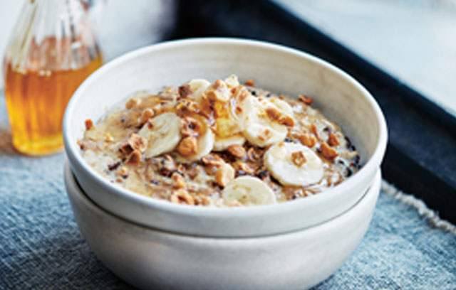 Cacao, Hazelnut and Banana Porridge