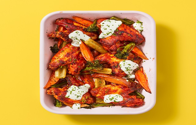 Chicken Wing Traybake