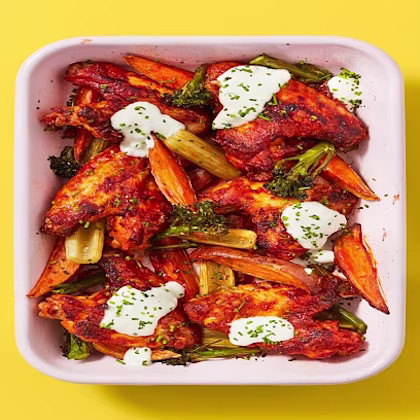 Chicken Wing Traybake