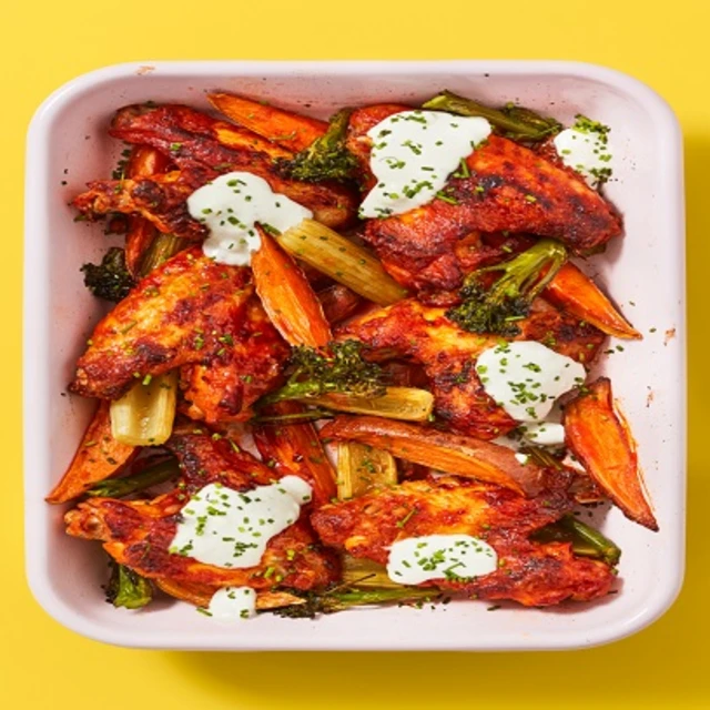 Chicken Wing Traybake