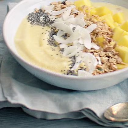 Actimel Mango Smoothie Bowl