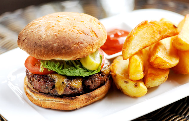 Matt Tomkinson's Home-ground Beef Burger