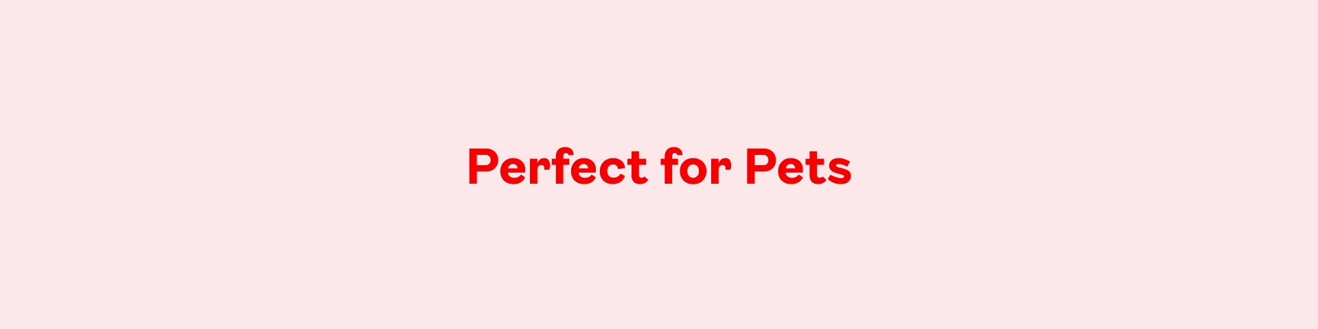 Perfect for Pets