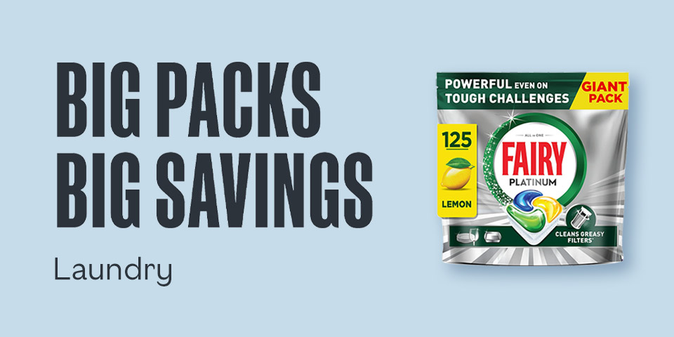 Big Packs, Big Savings - Laundry