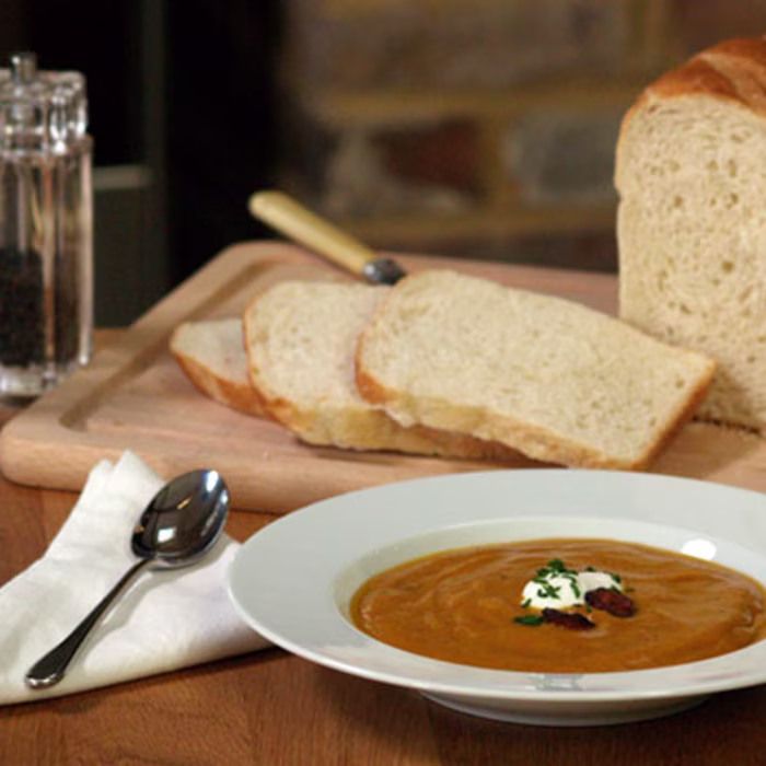 Sweet Potato and Chorizo Soup