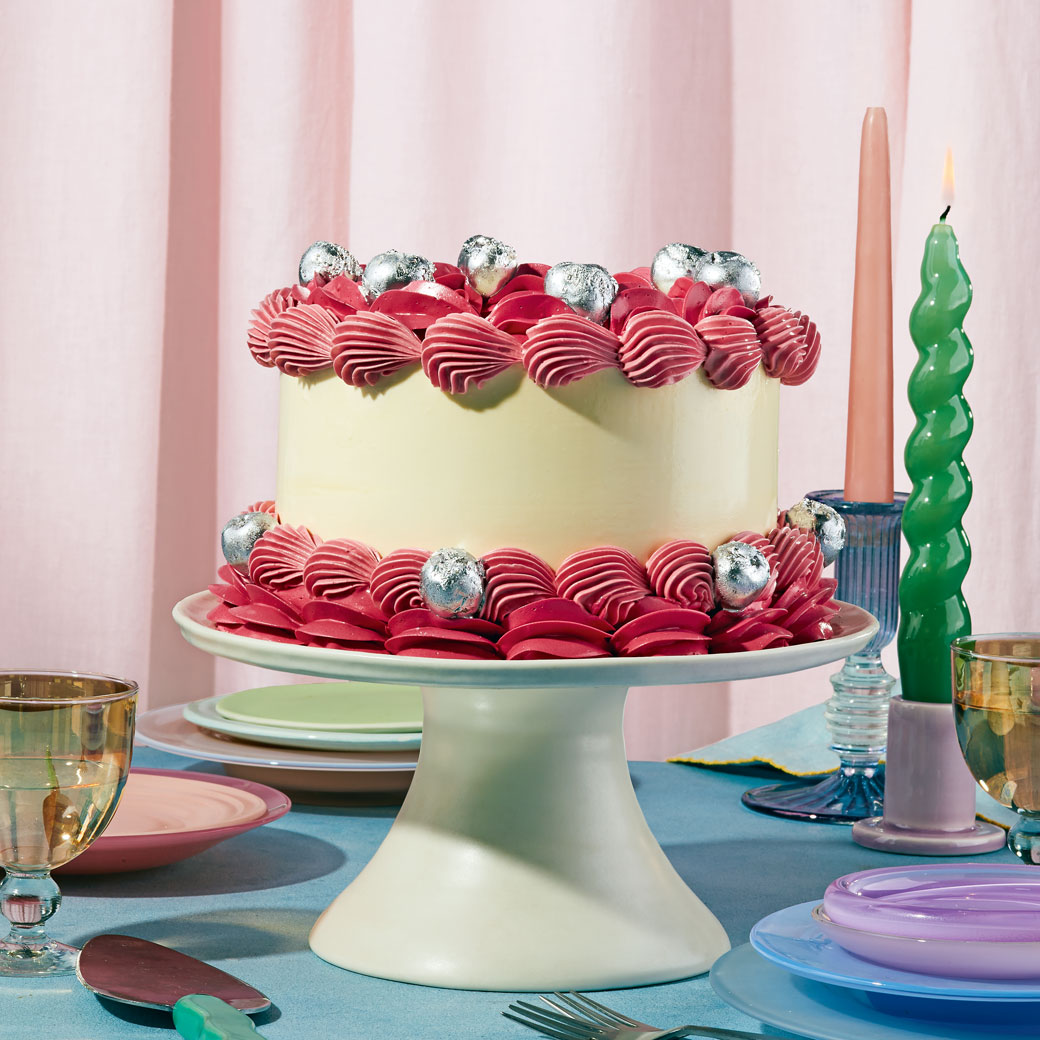 Coconut and Cherry Showstopper Cake