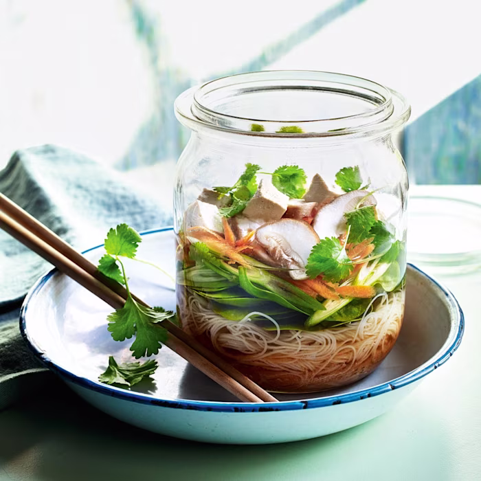 Miso & Tofu Noodle Soup in a Jar