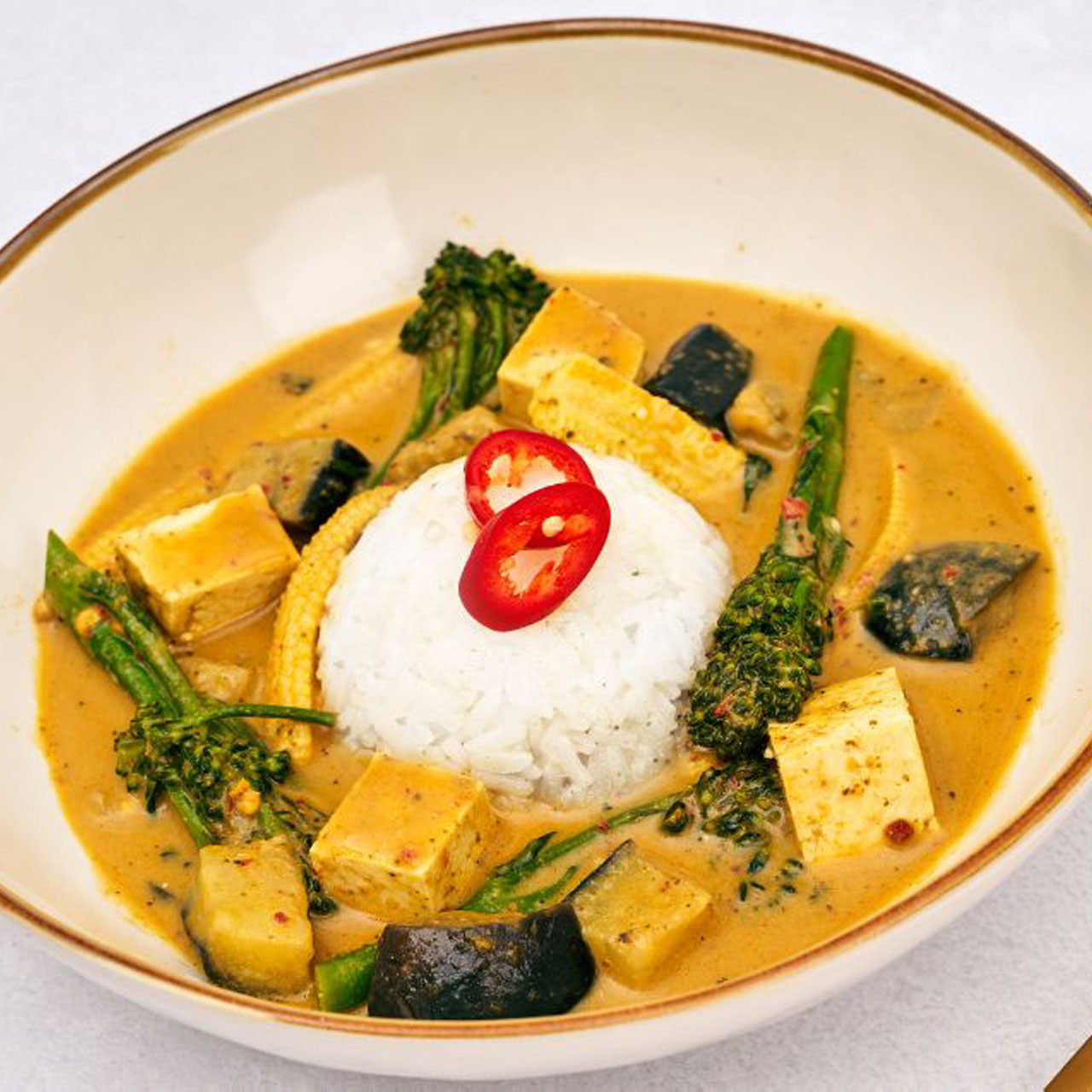 Easy Thai Panang Tofu Curry