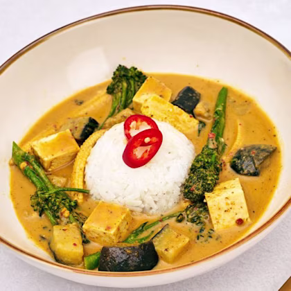 Easy Thai Panang Tofu Curry
