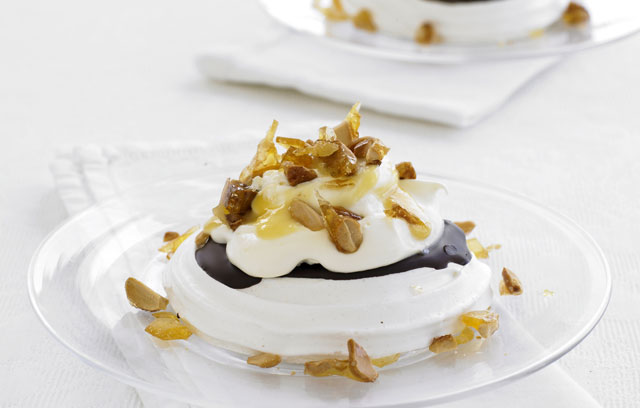 Lemon and Praline Meringue