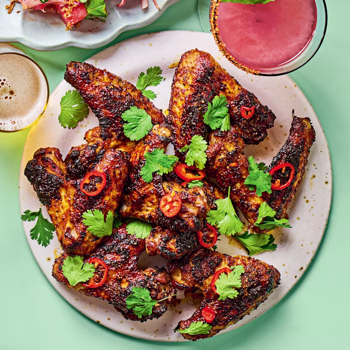 Honey-marinated BBQ Wing
