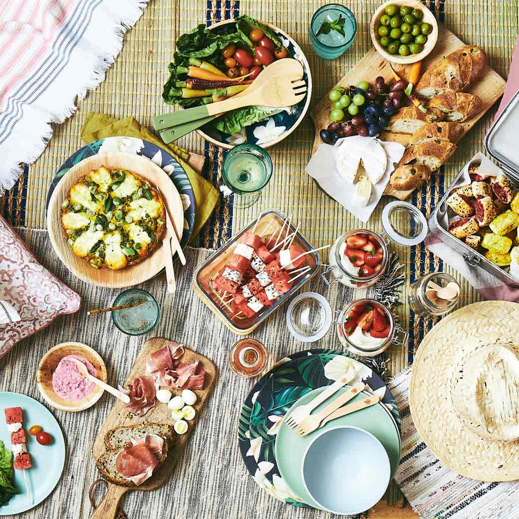 Feta and Watermelon Skewers