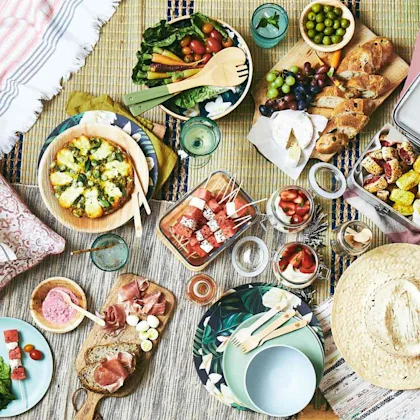 Feta and Watermelon Skewers