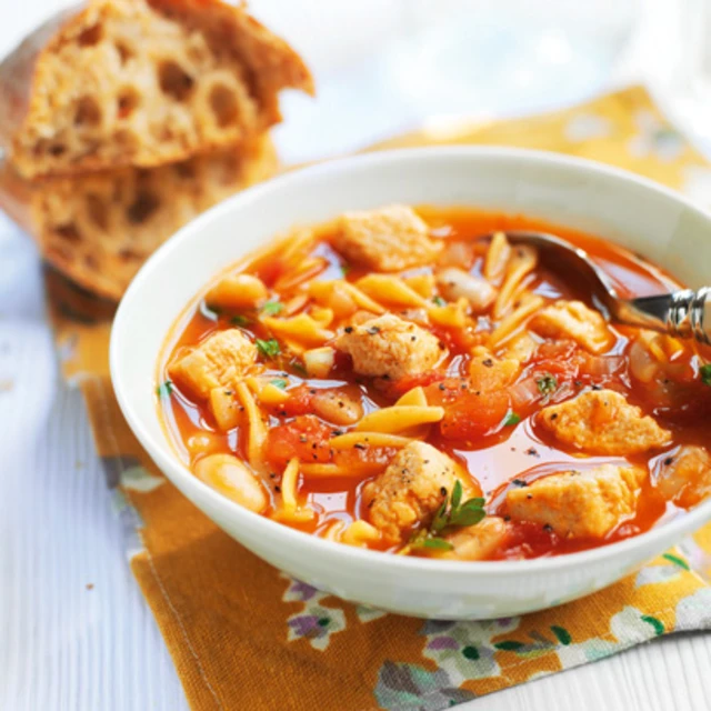 Hearty Bean and Pasta Soup