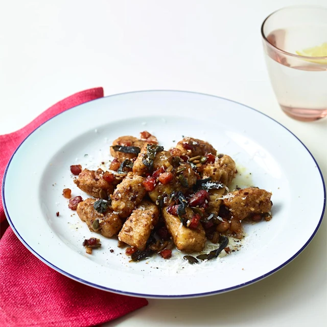 Potato Gnocchi with Pancetta, Sage and Mixed Seeds