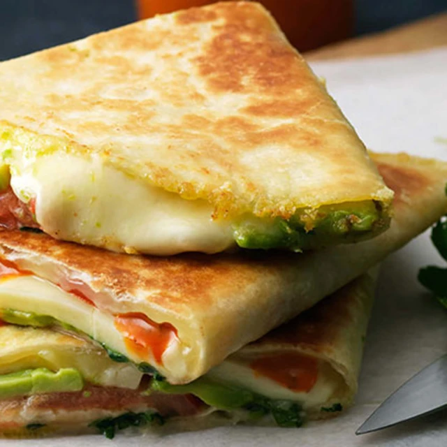 Avocado & Mozzarella Quesadillas