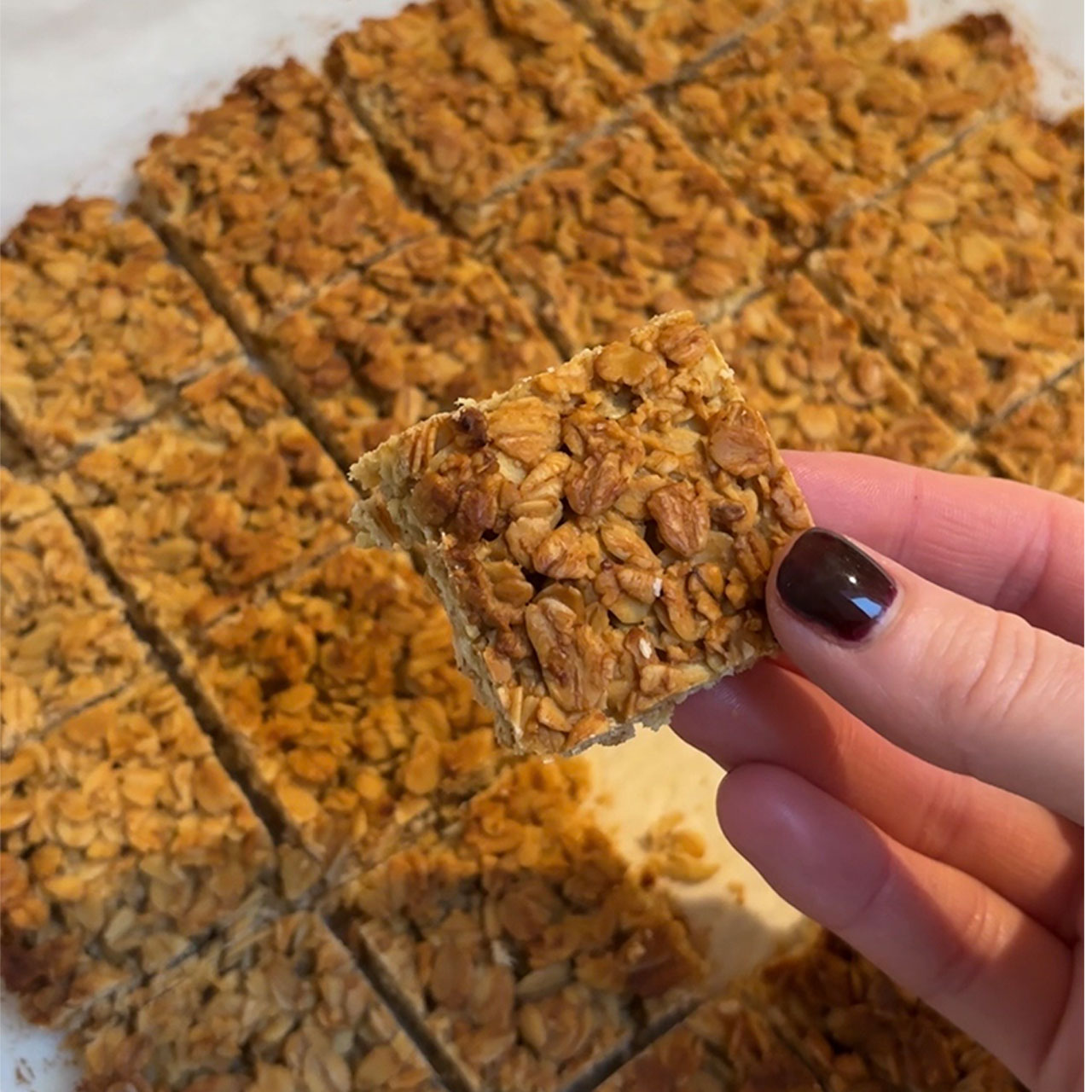 4-Ingredient Honey Flapjacks