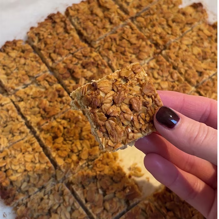 4-Ingredient Honey Flapjacks