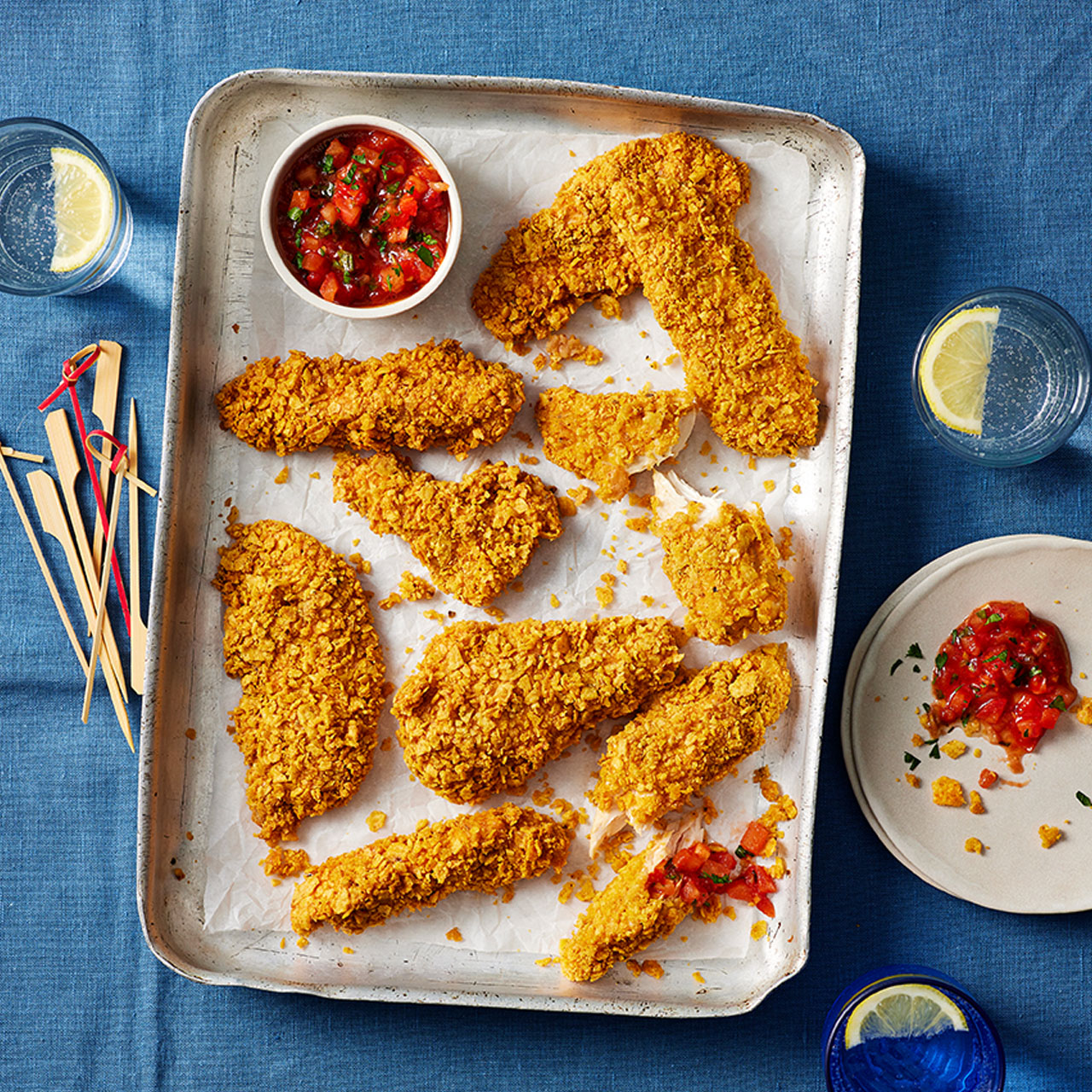 Air Fryer Dorito Crumb Tenders