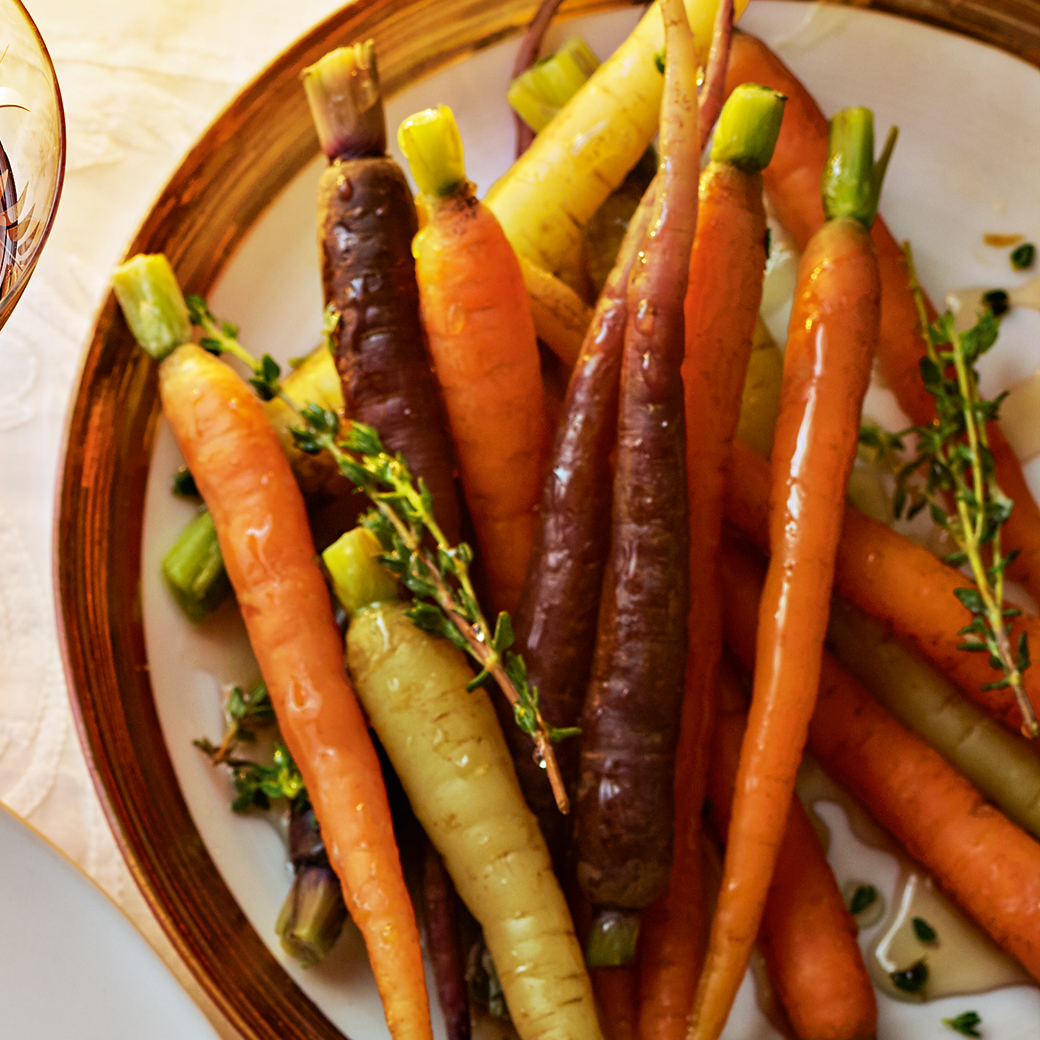 Maple and Butter Glazed Carrots