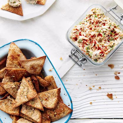 Mackerel Pate with Pitta Chips & Cucumber
