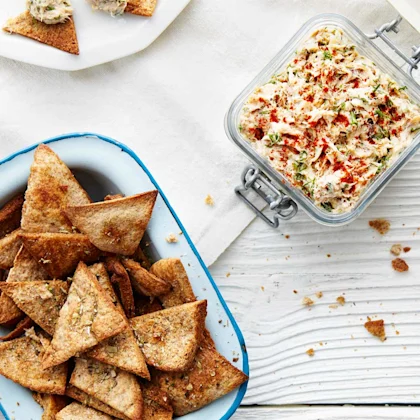 Mackerel Pate with Pitta Chips & Cucumber