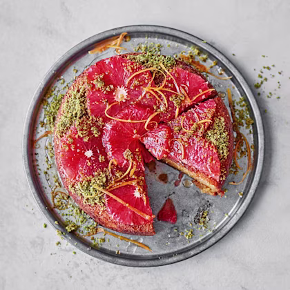 Grapefruit, Almond and Thyme Cake