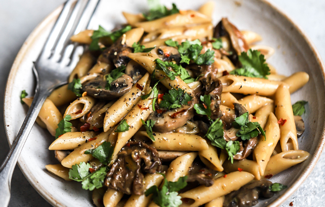 One Pot Mushroom Pasta