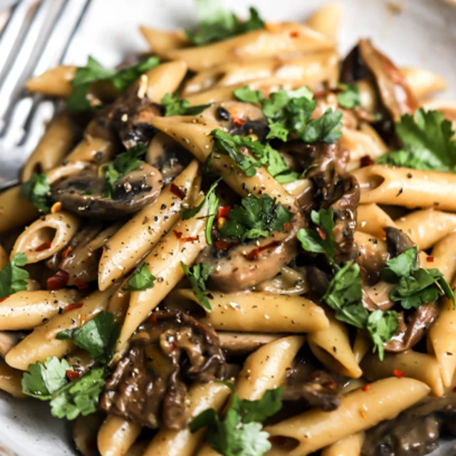 One Pot Mushroom Pasta