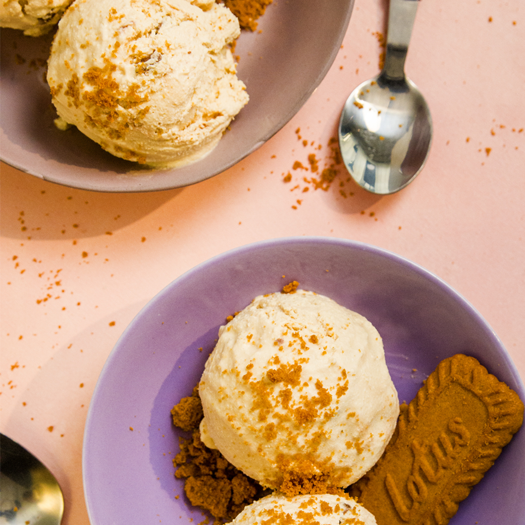 Biscoff Cottage Cheese Ice-Cream