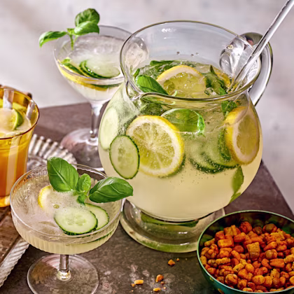 Cucumber, Gin and Basil Smash