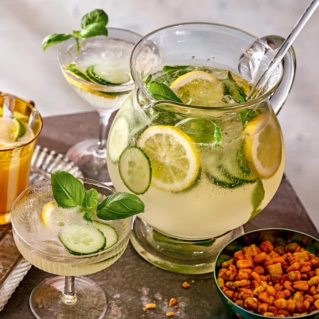 Cucumber, Gin and Basil Smash