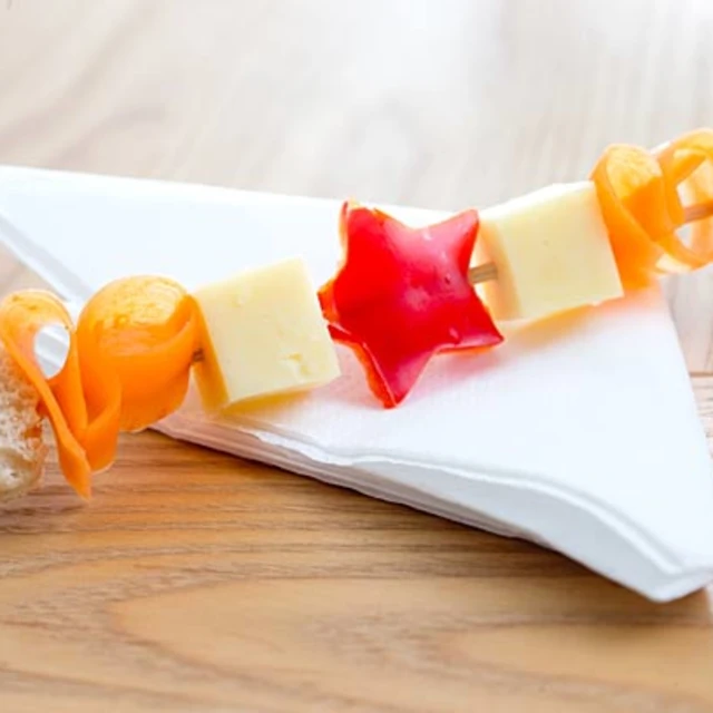 Fun Cheese and Veg Kebab