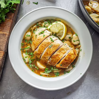 Garlicky Roast Chicken