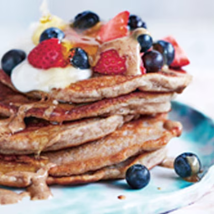 Coco-Nutty Banana Pancakes