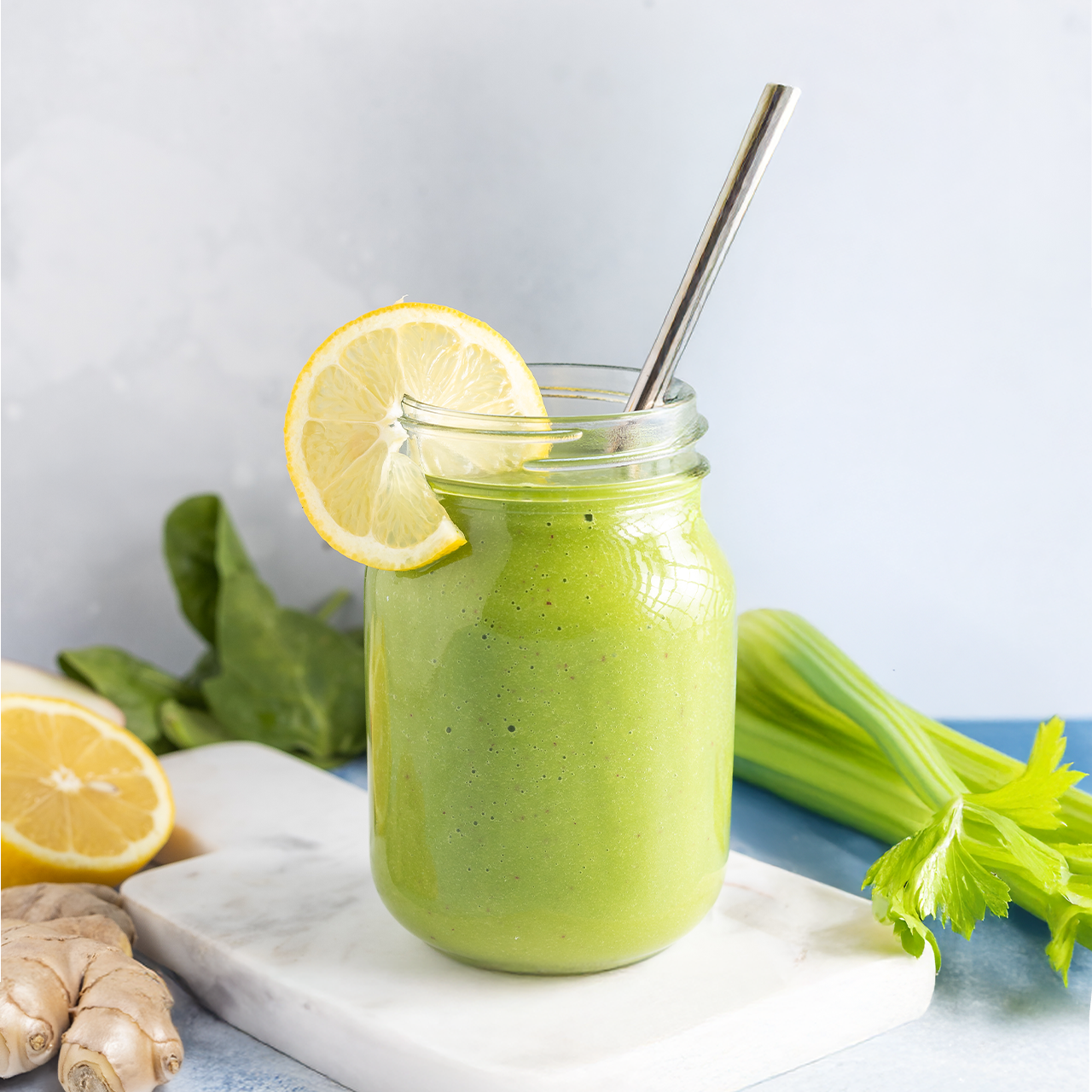 Organic Lemon and Ginger Smoothie