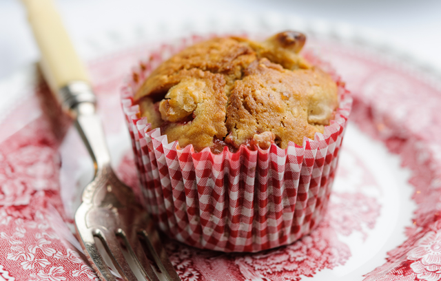 Strawberry and White Chocolate Muffins