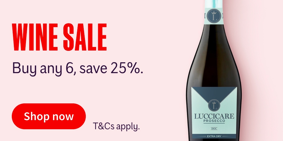 Big Wine Sale - Buy any 6, Save 25%