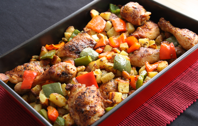 Chicken and Potato Traybake