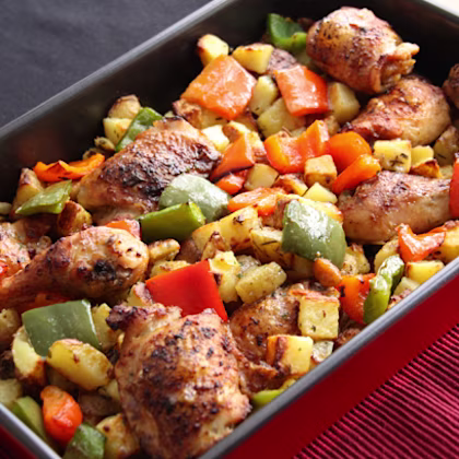 Chicken and Potato Traybake