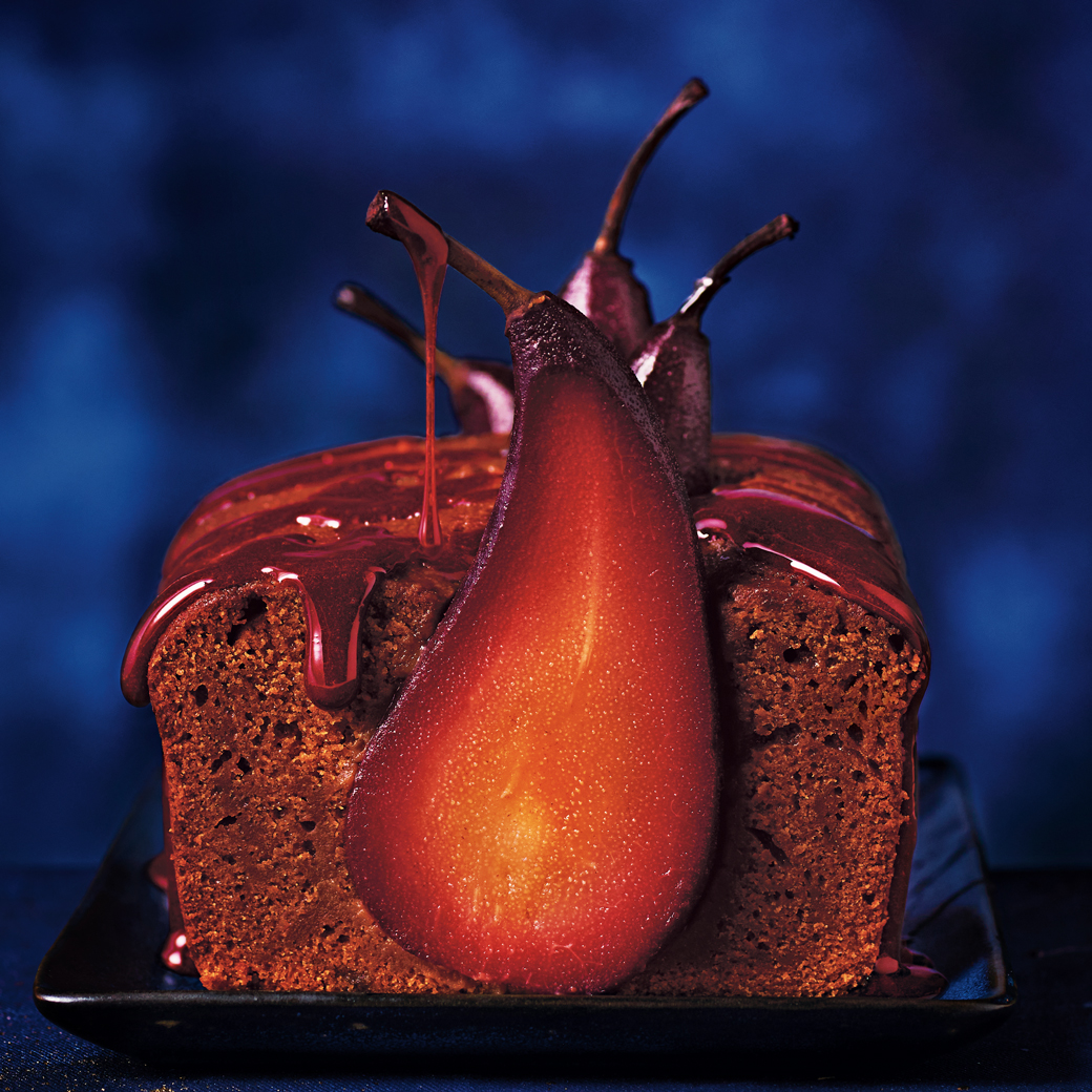 Spiced Pear and Sticky Treacle Cake