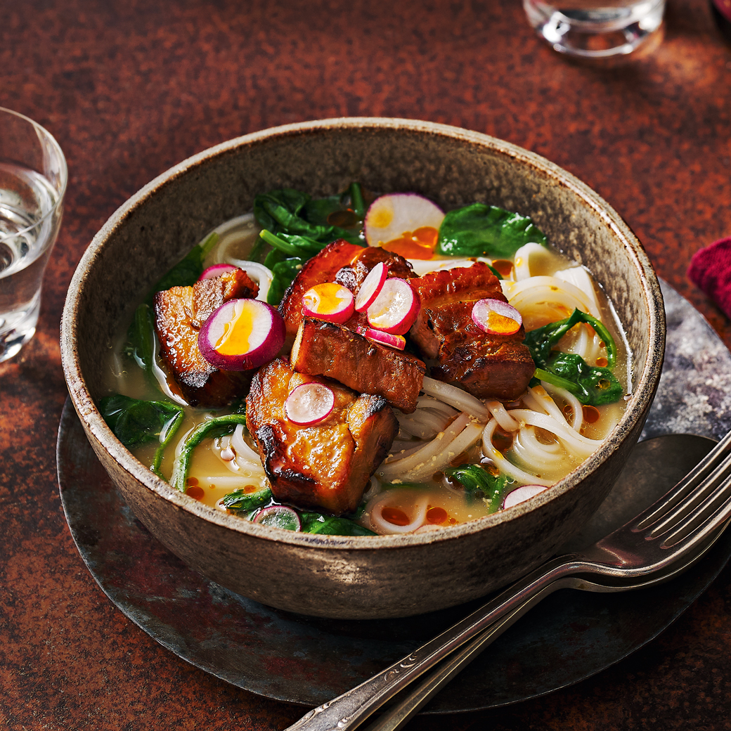 Milk-and-Honey-Braised Pork Belly  
