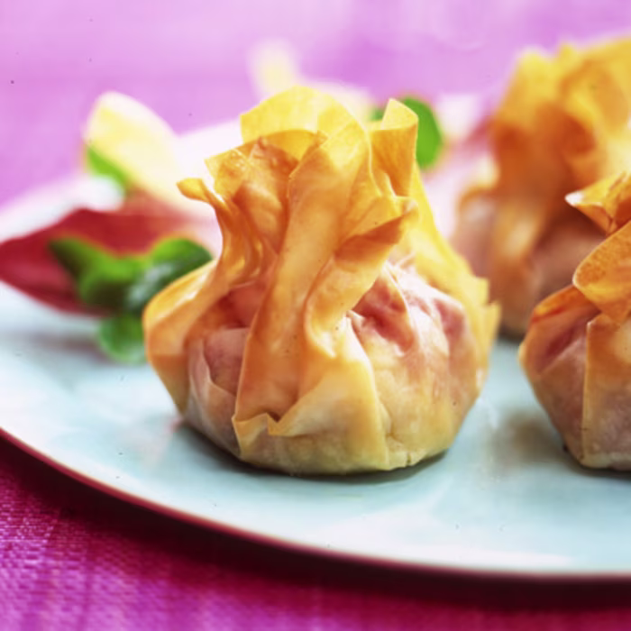 Goats' Cheese & Cranberry Parcels