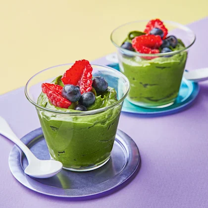 Avocado Matcha Puddings