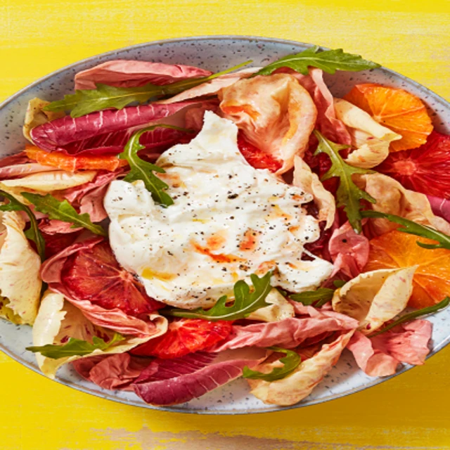 Burrata, Blood Orange and Radicchio Salad
