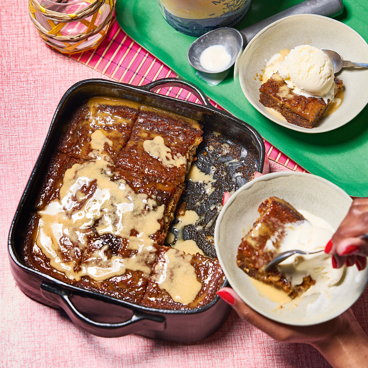 Malva Pudding with Rooibos Sauce