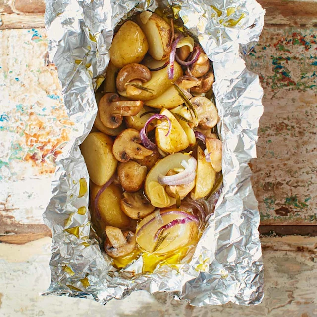 Slow-Cooked Rosemary Potato Parcels